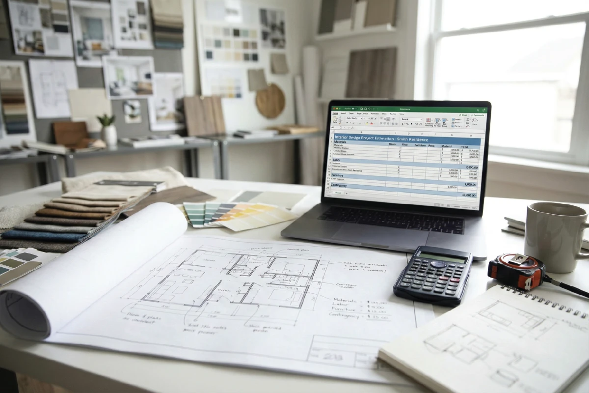interior design cost estimation process