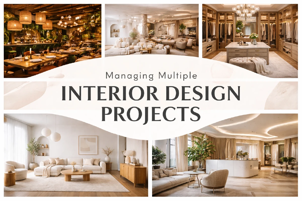 multiple interior design projects