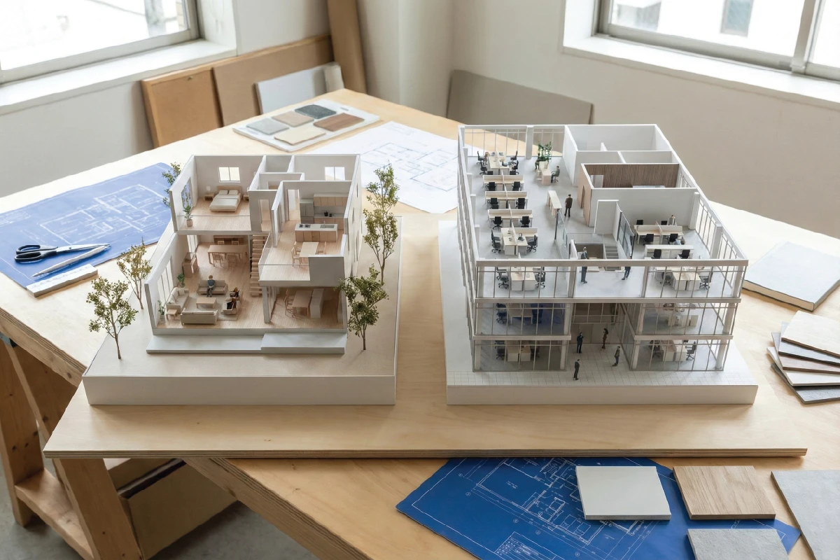 interior design models for residential and commercial spaces